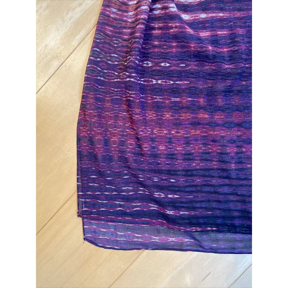 PERFECT PURPLE scarf calvin klein poly rayon
